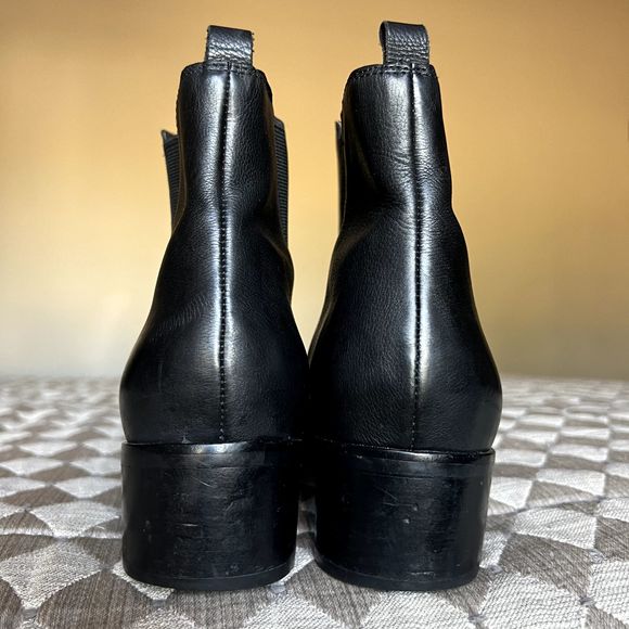 Marc Fisher Black Ankle Boots - Picture 4 of 13